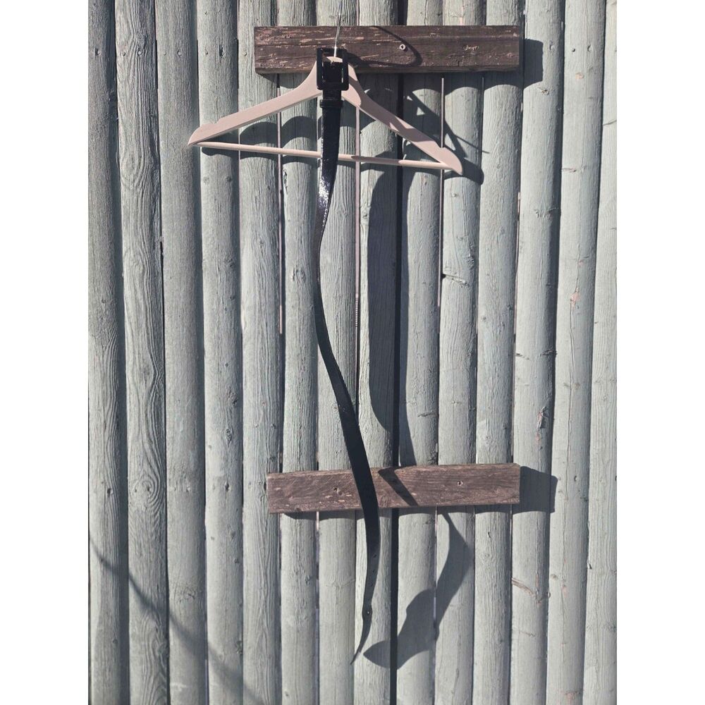 Talbots Black Patent Leather Skinny Belt | Classic Minimal | Small - Picture 2 of 4